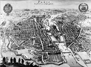 Mappa di Parigi, 1620
